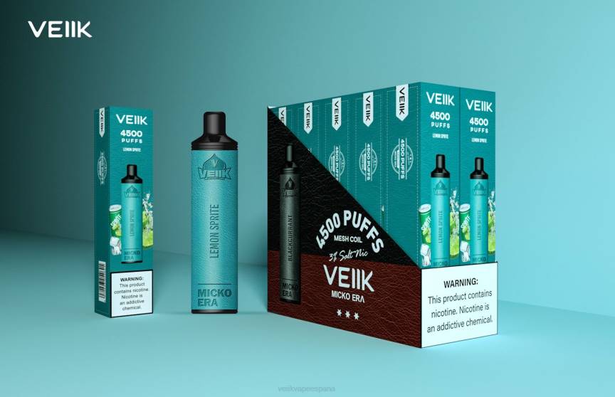 VEIIK Micko Era 4500 inhalaciones desechables de 30 mg duende de limón 4N405 VEIIK vape review