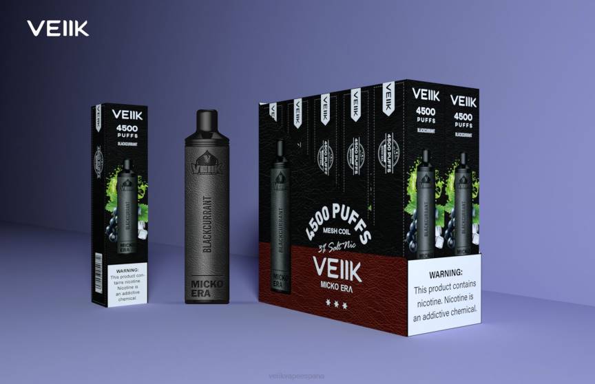 VEIIK Micko Era 4500 inhalaciones desechables de 30 mg grosella negra 4N409 VEIIK pod españa