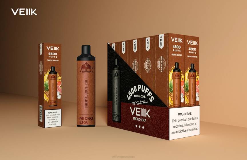 VEIIK Micko Era 4500 inhalaciones desechables de 30 mg pomelo piña 4N406 VEIIK vape micko q