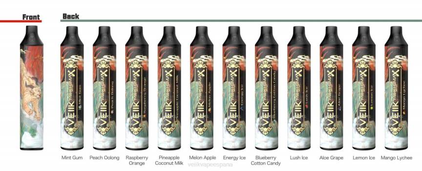 VEIIK Micko MAX vaporizador desechable 1500 inhalaciones áloe uva 4N4043 VEIIK españa